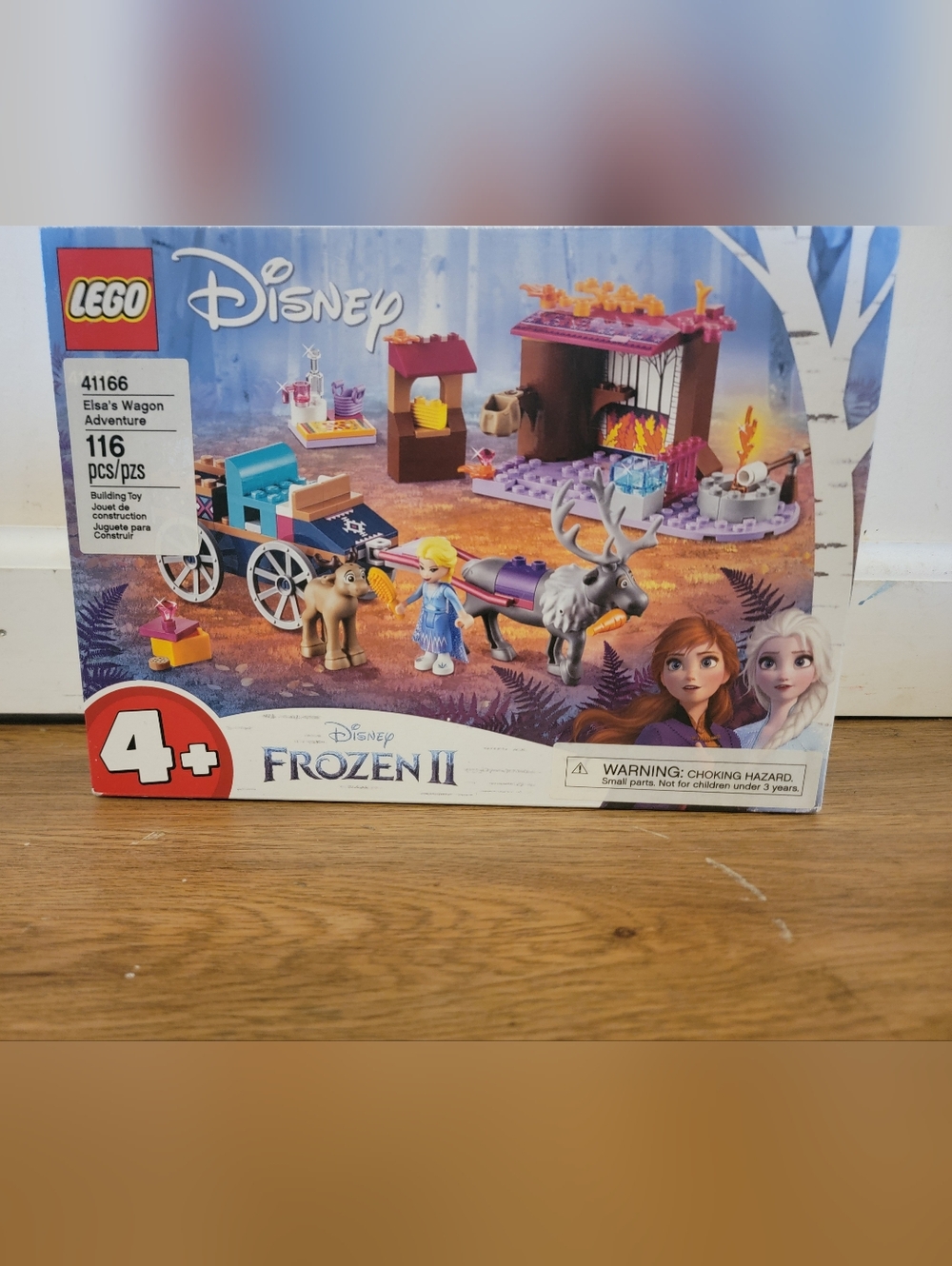 Disney Frozen II Elsa Wagon Adventure Lego Building Kit.